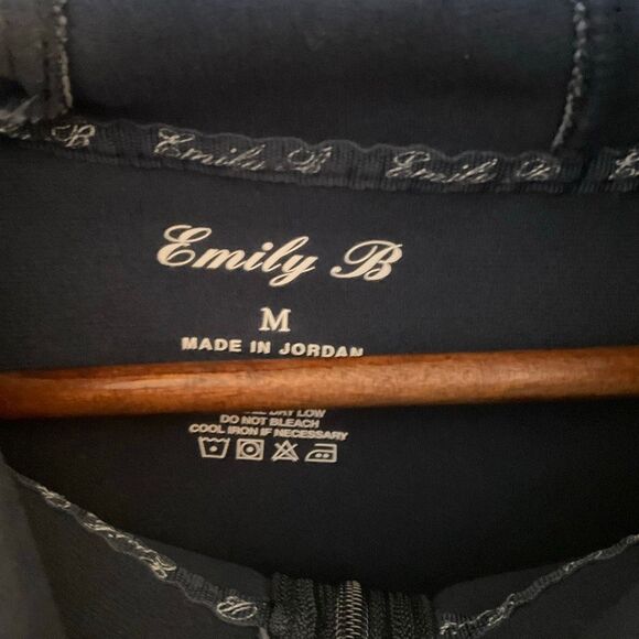 Emily B Velour Zip Up Hoodie. M. Ice Blue. Cozy. Pastelgoth whimsy - Picture 11 of 13